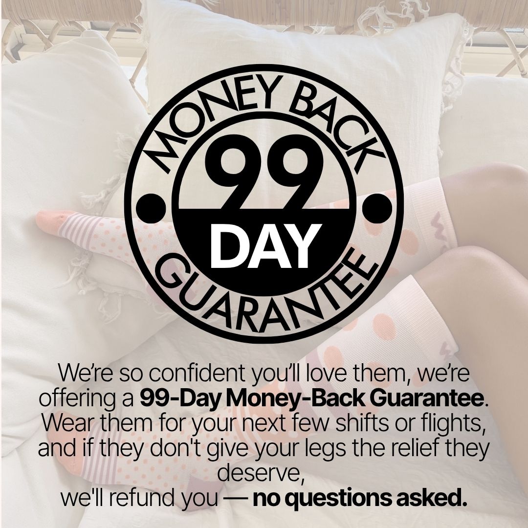 Yummy Bunnies Bamboo Compression Socks