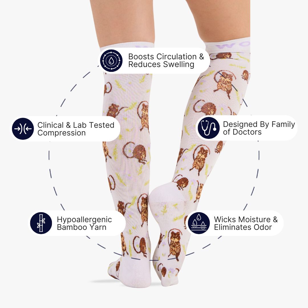 Quokka Bamboo Compression Socks