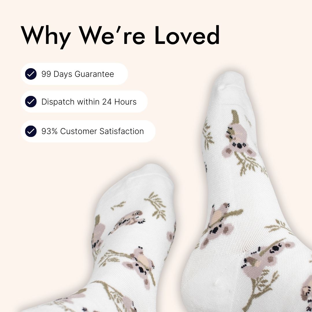 Border Collies Bamboo Compression Socks